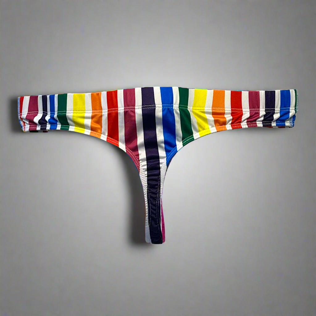 Tongue N Cheek Men’s Stripe Thong