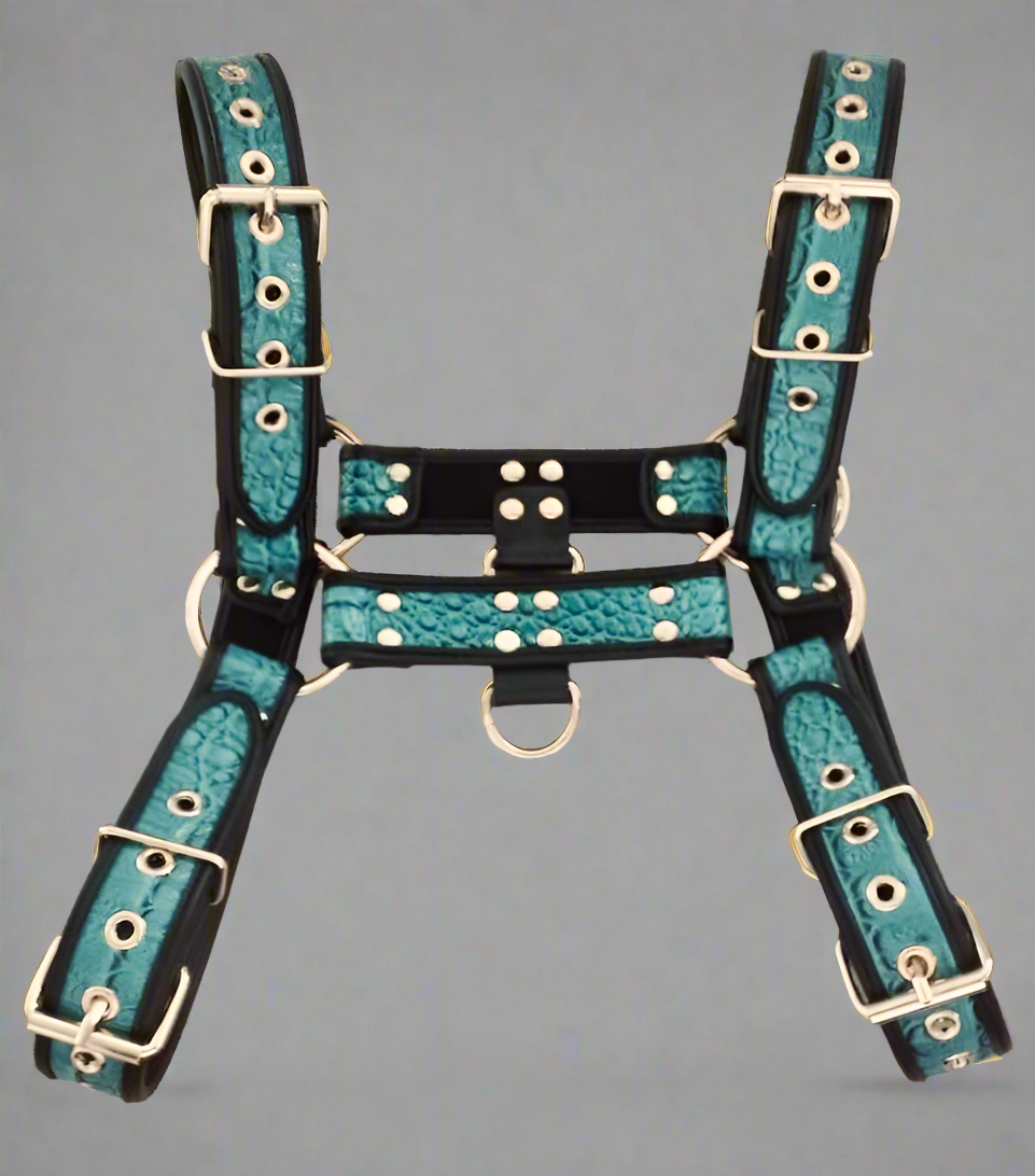 Aqua Luxe Men’s Crocodile Bulldog Harness