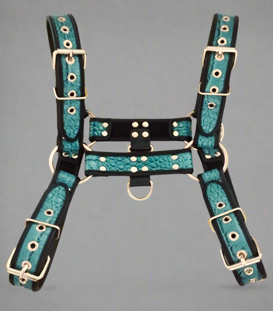 Aqua Luxe Men’s Crocodile Bulldog Harness