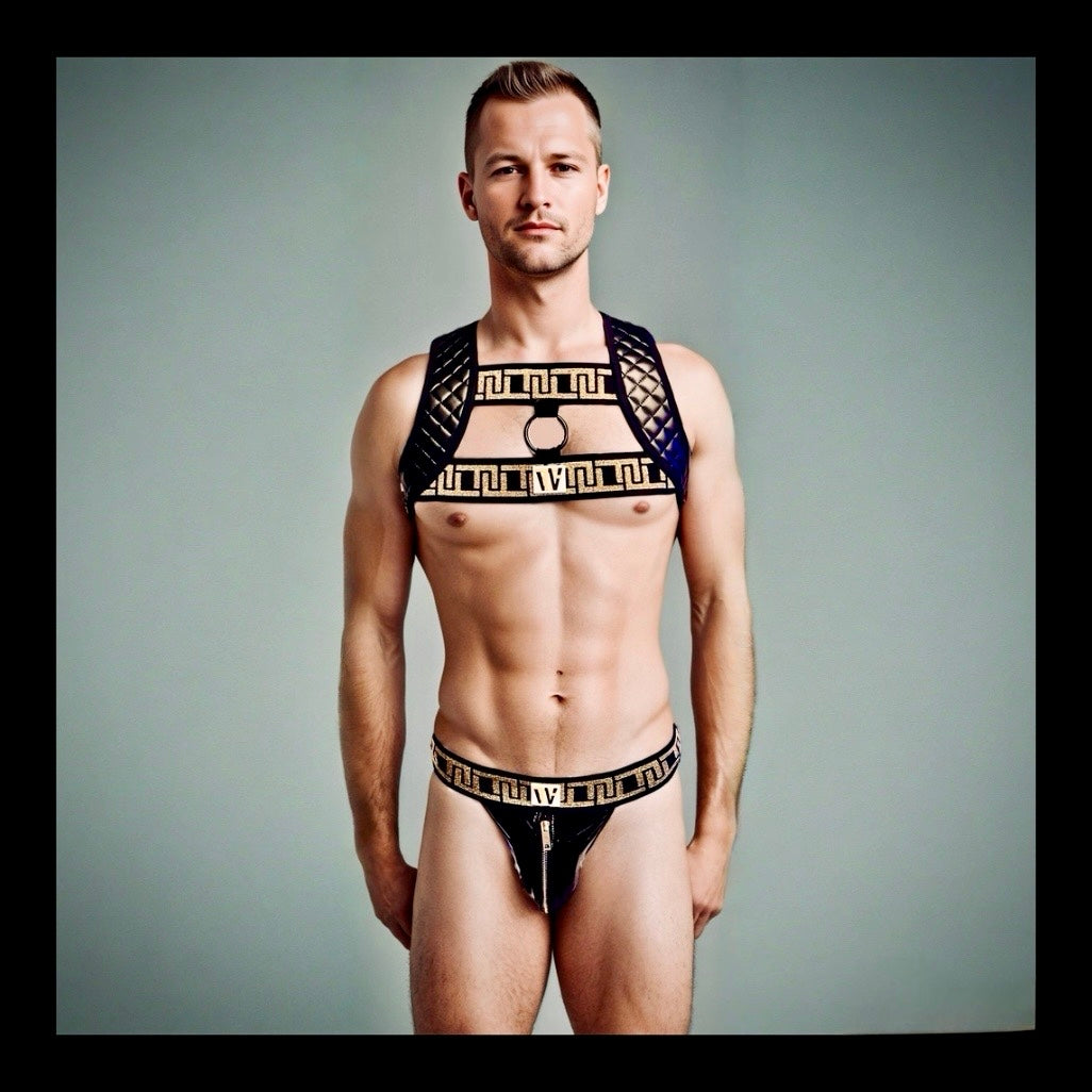 The Opulence Men’s Chest Harness
