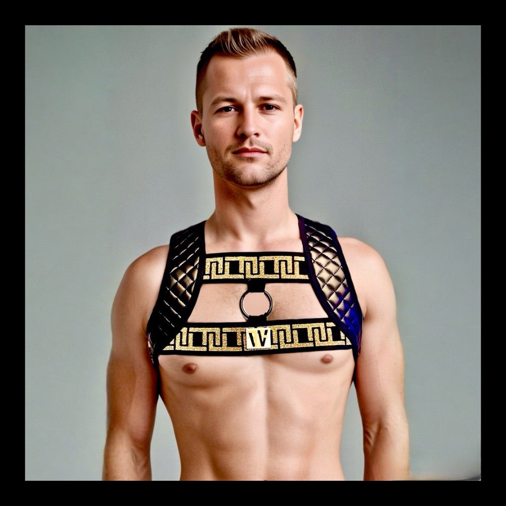 The Opulence Men’s Chest Harness