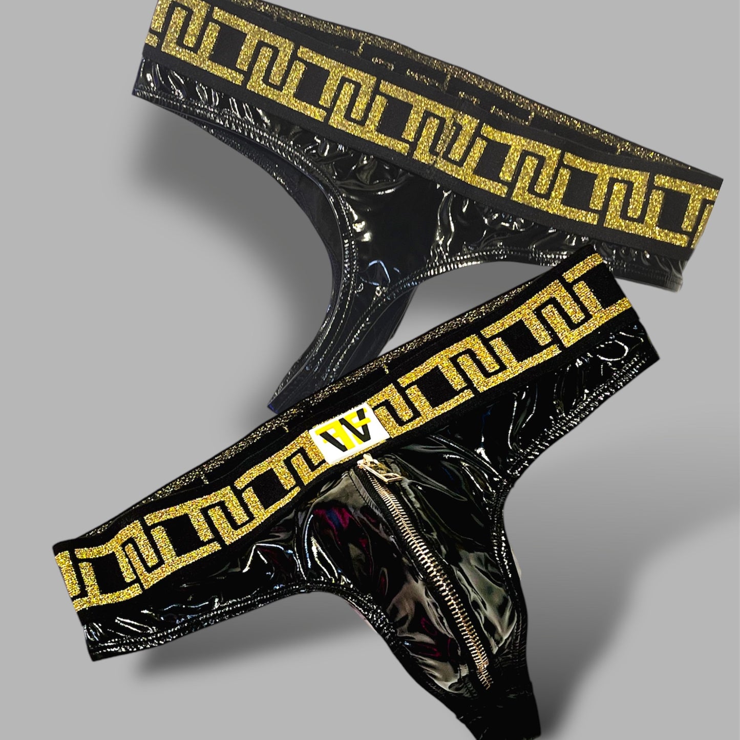 The Majesty Men's Zipper Thong Underwear