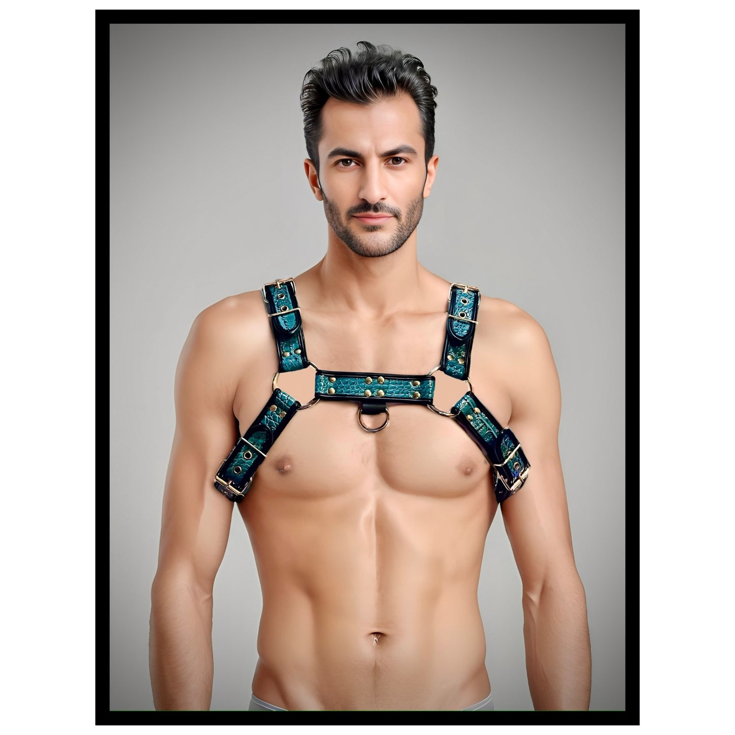 Aqua Luxe Men’s Crocodile Bulldog Harness