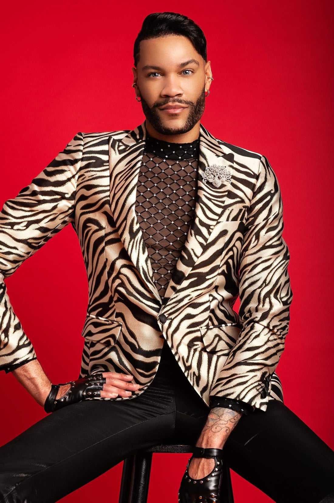 Jerome Fulton II, founder and designer of Fulton Fetish Wear, a luxury queer fetish fashion brand