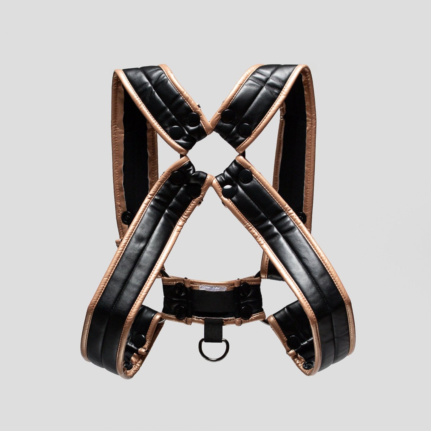 The Dominator Men's Chest Harness in Gold