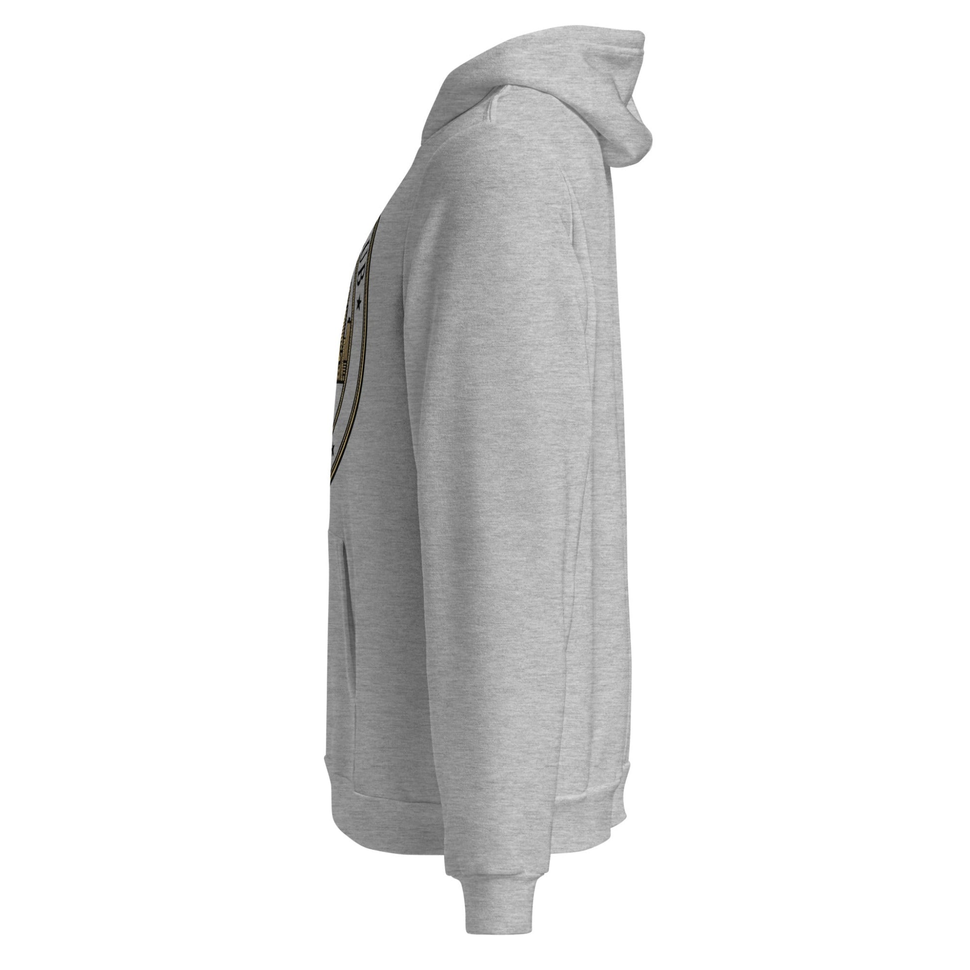Grey Pullover Hoodie on a white background